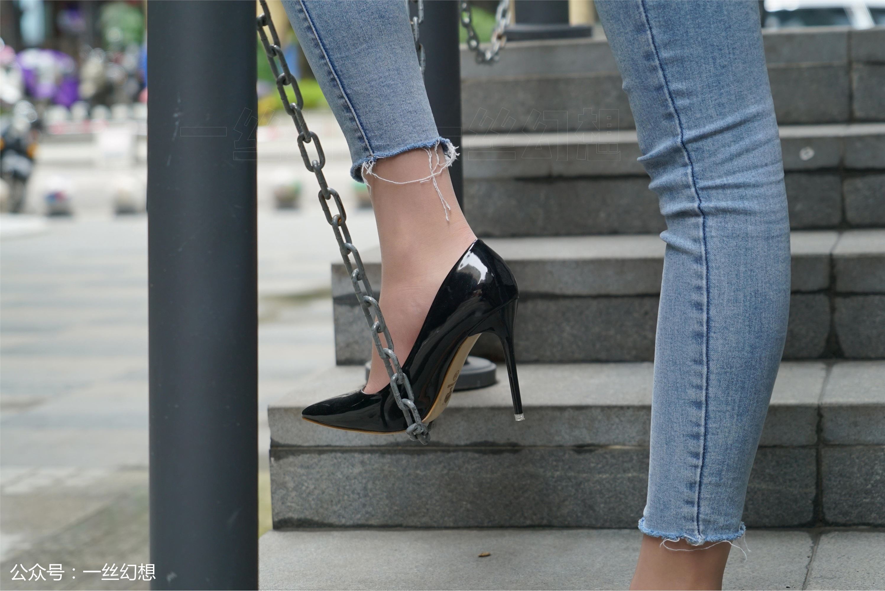 高丝女子图鉴 袜小喵×一丝幻想 NZ052 茜茜